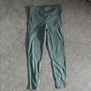 Teal High-Waisted Leggings